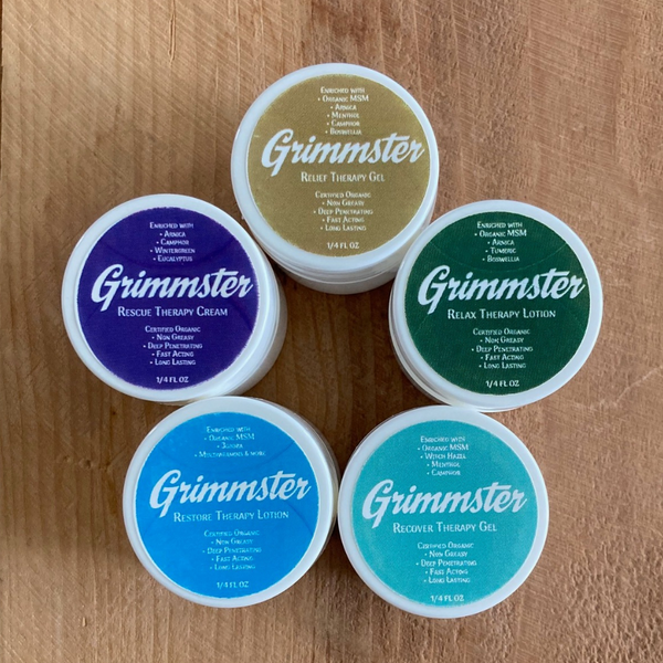 Grimmster Therapy Lotion, Gels and Creams 5 Sample Bundle