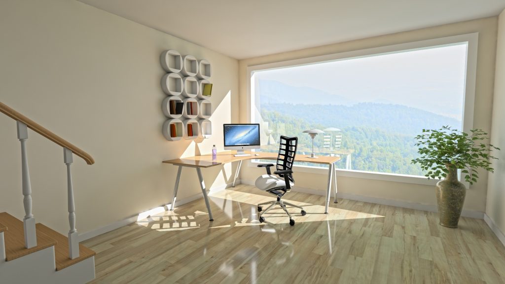 Home Office Interiors Visualized in 3D by Grimmster